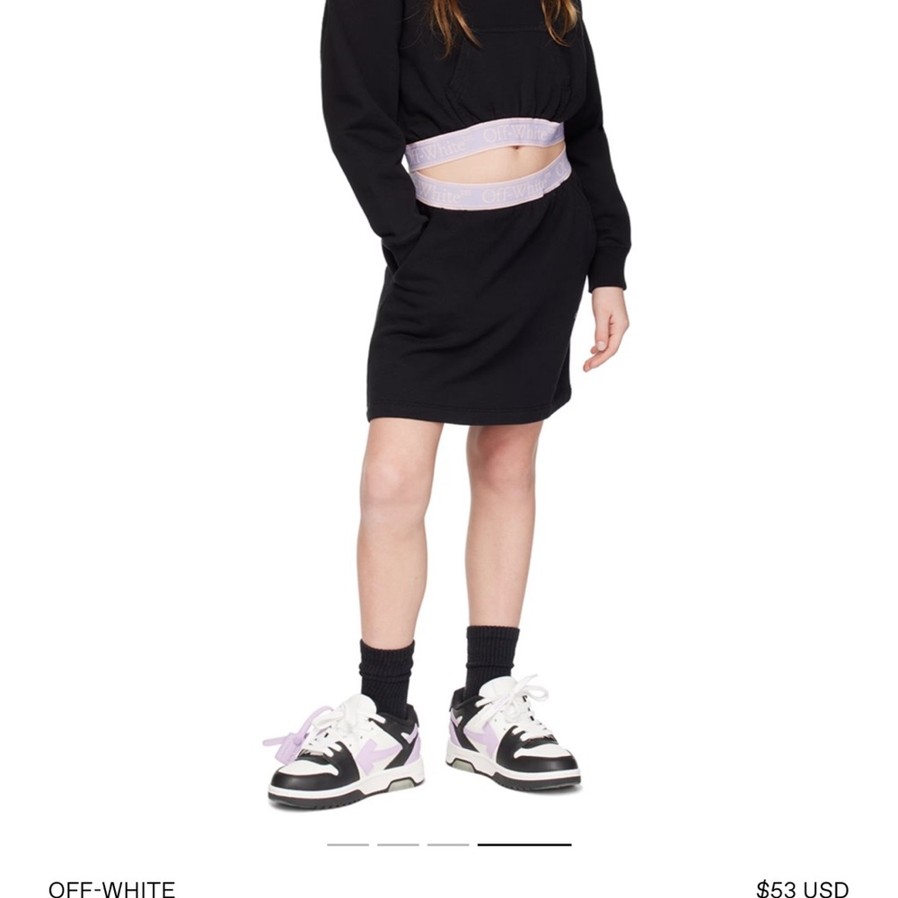 Off-White Black Mini Skirt